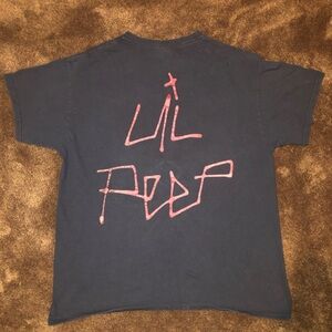 Lil Peep Come Over When Your Sober Pt.2 Black Official T Shirt Size Large RARE